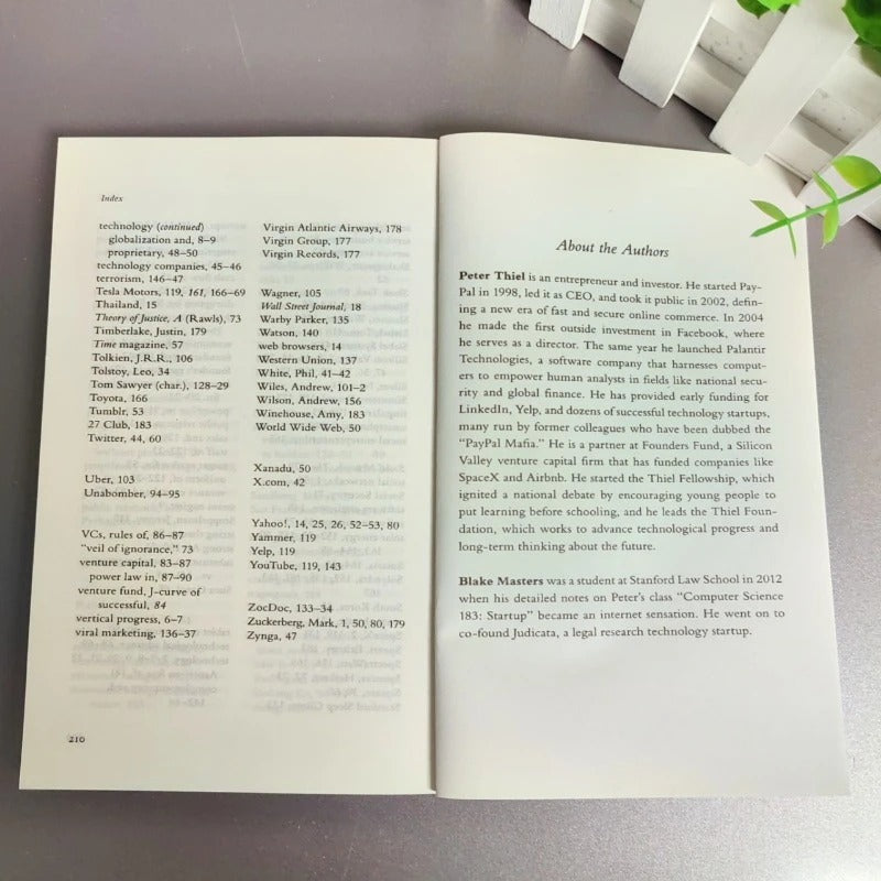 Zero To One By Peter Thiel